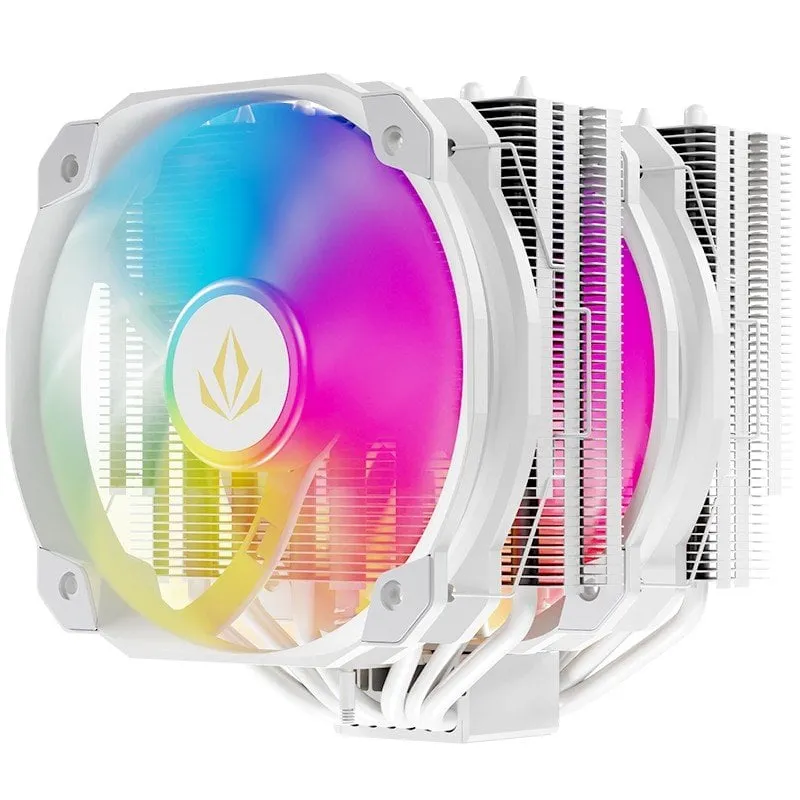 Forgeon Air Windlord RGB 6Pipes 2x140mm Dual Heatsink CPU Cooler Bianco - immagine 1