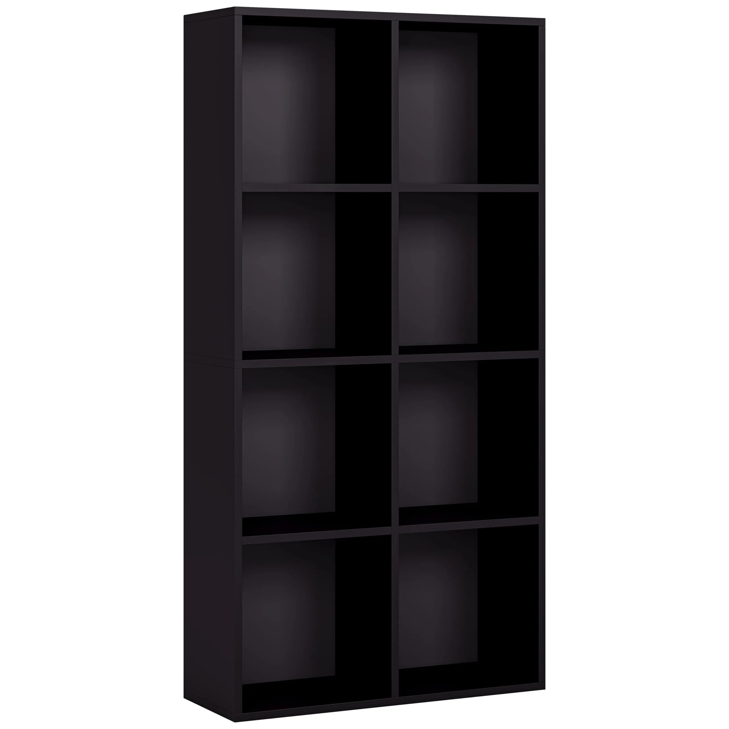 Vida Designs Mobiletto a 8 cubi, nero, in legno, per ufficio, soggiorno - immagine 7