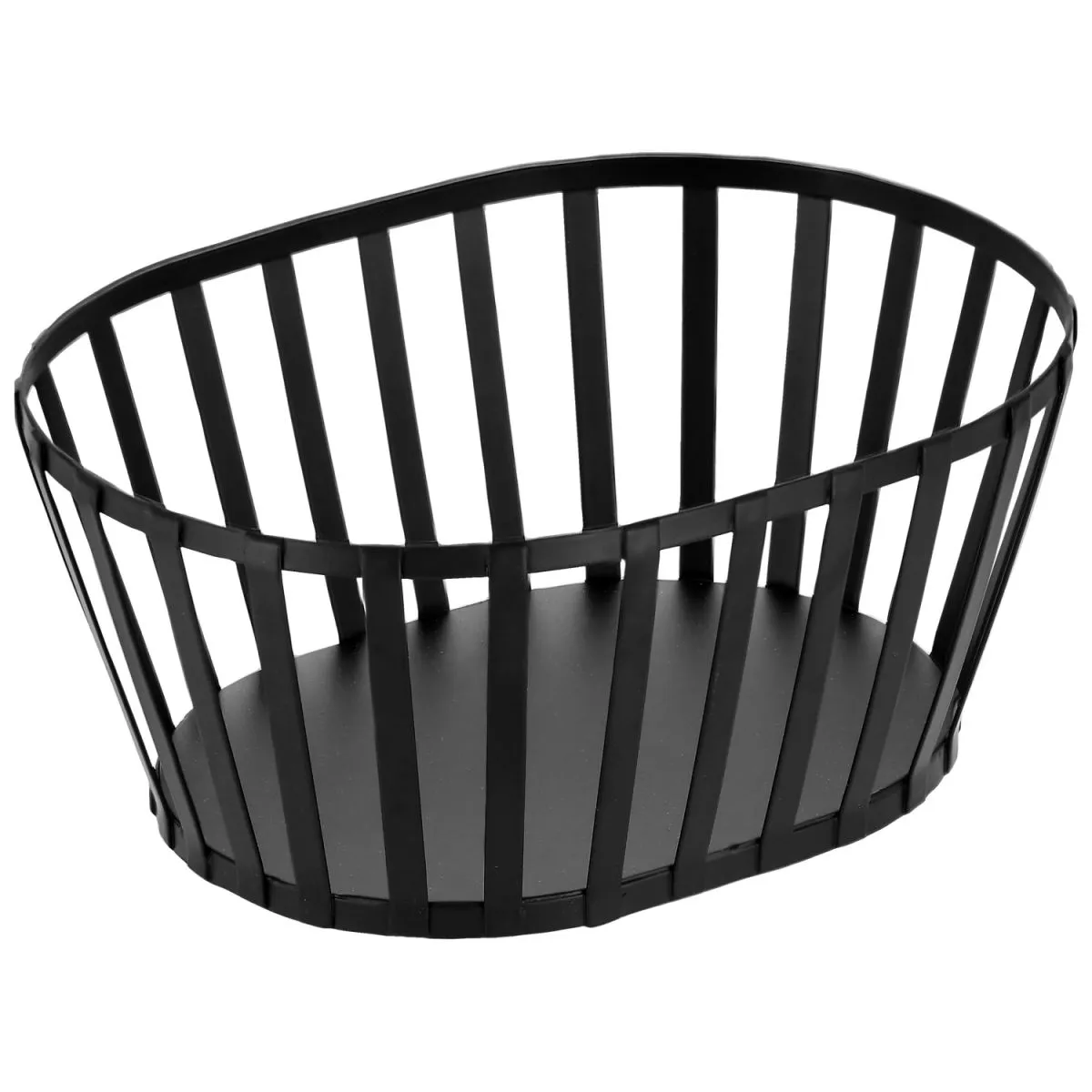 VEGA Cestino per pane/frutta Liro ovale; 23x16.5x10 cm (LxLxH); nero; ovale - immagine 1