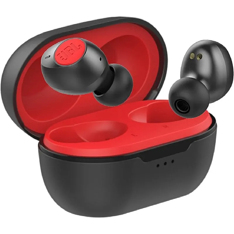 Cuffie sportive wireless JBL C115TWS/RD con microfono rosse - immagine 1