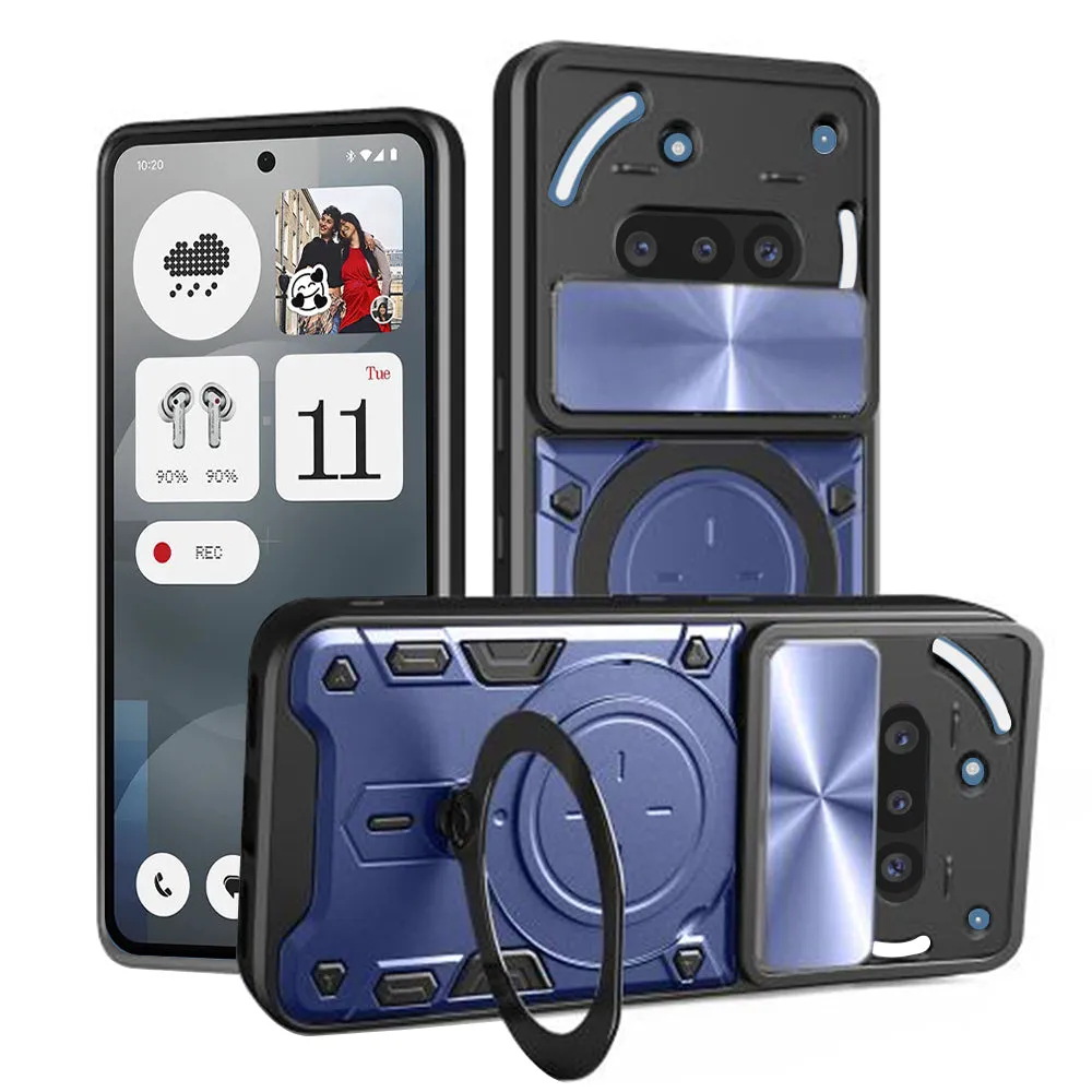 Custodia per Nothing Phone (3a), Techsuit, CamGuard Pro, Blu - immagine 1