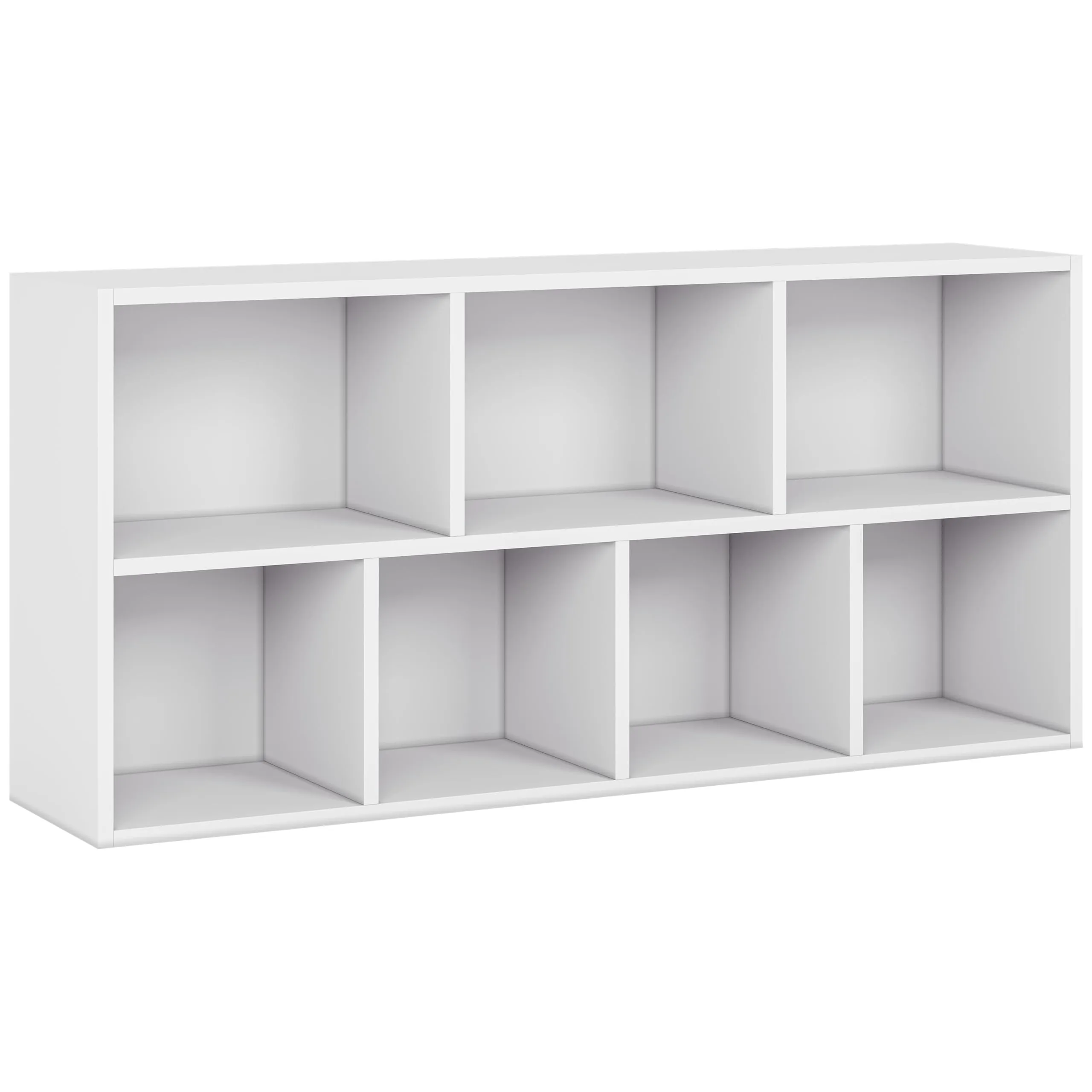 Vida Designs Mobiletto a 7 cubi, bianco, in legno, per ufficio, soggiorno - immagine 8