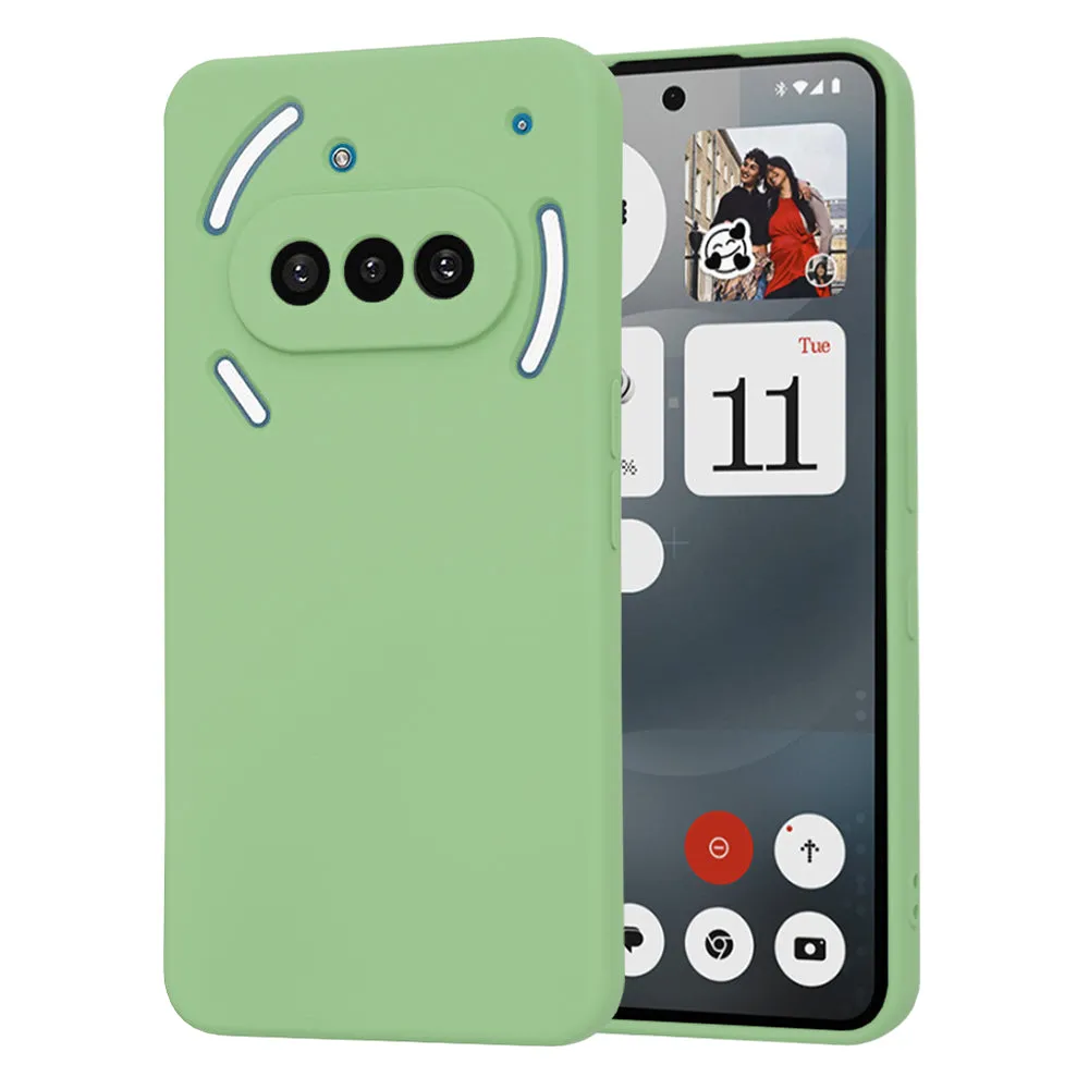 Custodia per Nothing Phone (3a), Techsuit, SoftFlex, Verde Chiaro - immagine 1
