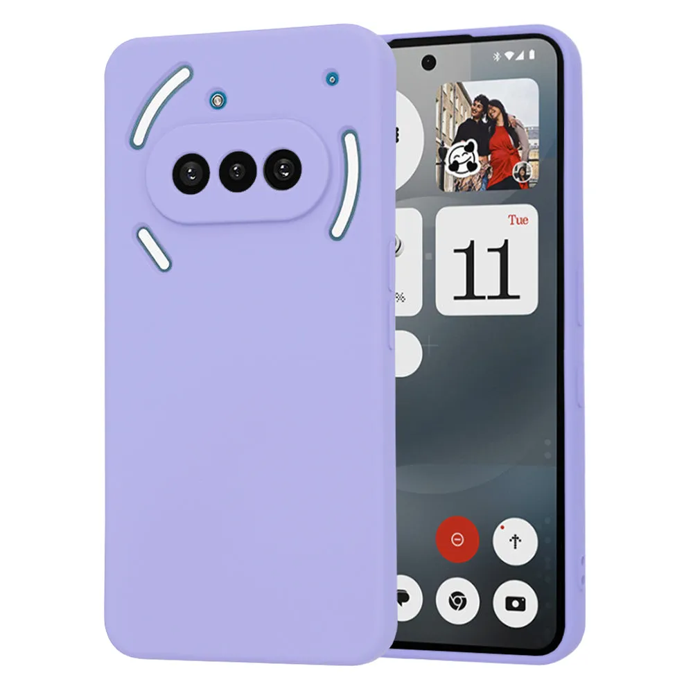 Custodia per Nothing Phone (3a), Techsuit, SoftFlex, Viola Chiaro - immagine 1