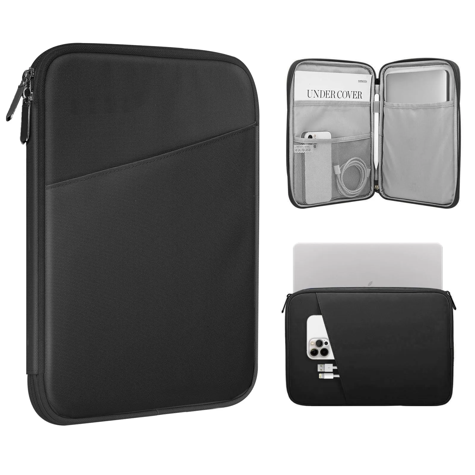TiMOVO Custodia per Laptop 13,3–14" con Tasca, Leggera e Resistente, Nero - immagine 1
