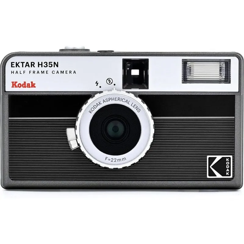 Fotocamera analogica Kodak Ektar H35n 35 mm nera - immagine 1