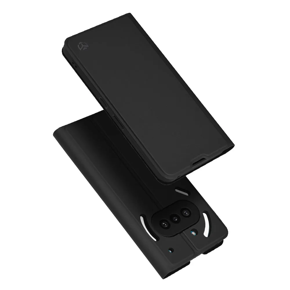 Custodia per Nothing Phone (3a), Techsuit, Magskin Book, Nera - immagine 1