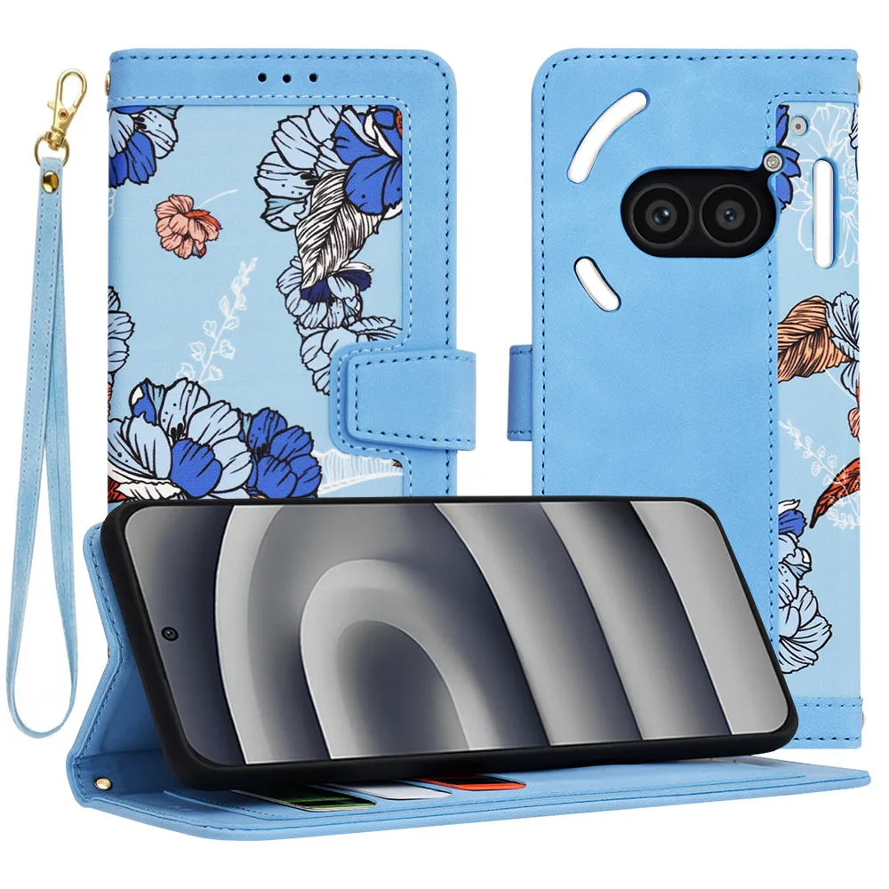 Custodia per Nothing Phone (2a) Plus / Phone (2a), Techsuit, FlipCraft, Blu - immagine 1