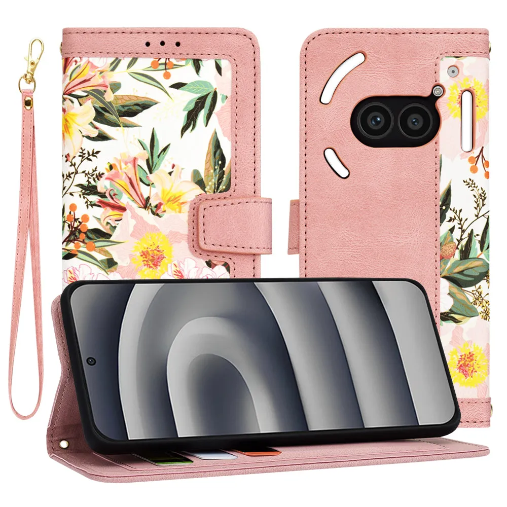 Custodia per Nothing Phone (2a) Plus / Phone (2a), Techsuit, FlipCraft, Rosa - immagine 1