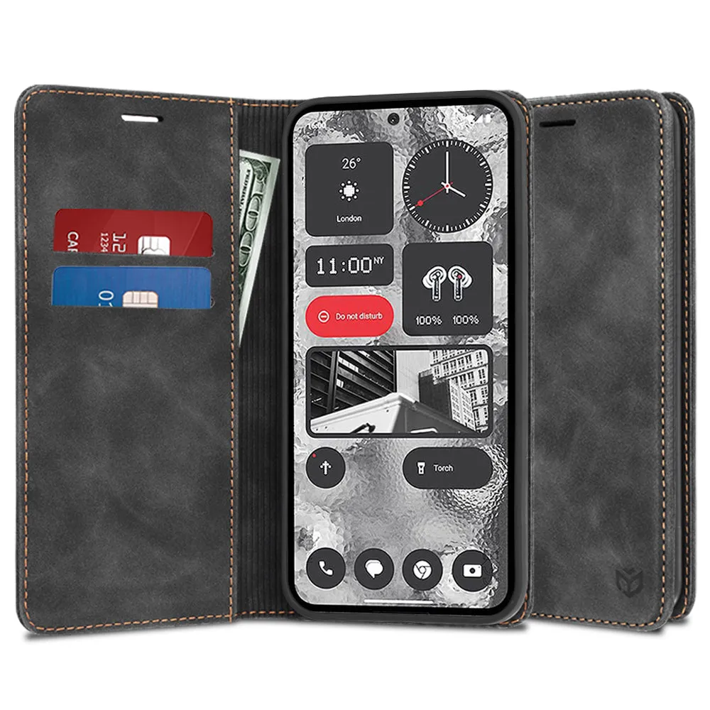 Custodia per Nothing Phone (2), Techsuit, Confy, Nera - immagine 1