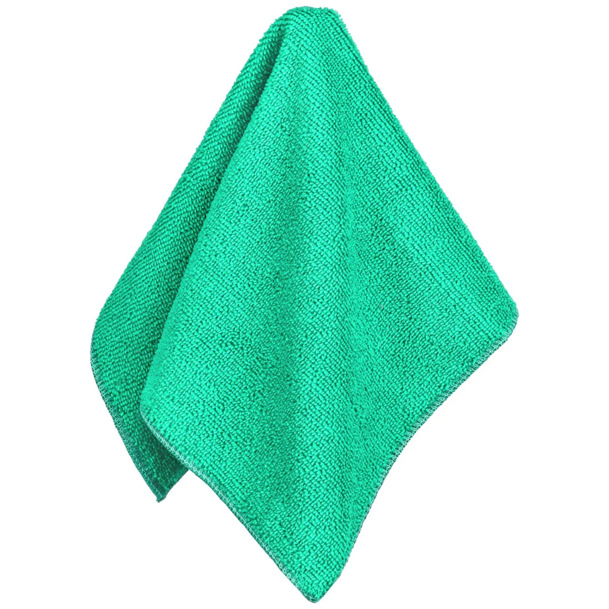 5x ERWIN M. Panni in microfibra Clean; 35x35 cm (LxL); verde; quadrata; 5 pz. / Pacco - immagine 1