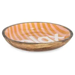 Centro tavola Legno (38x6,5cm) Righe RELAX Arancio 0551037 - immagine 1