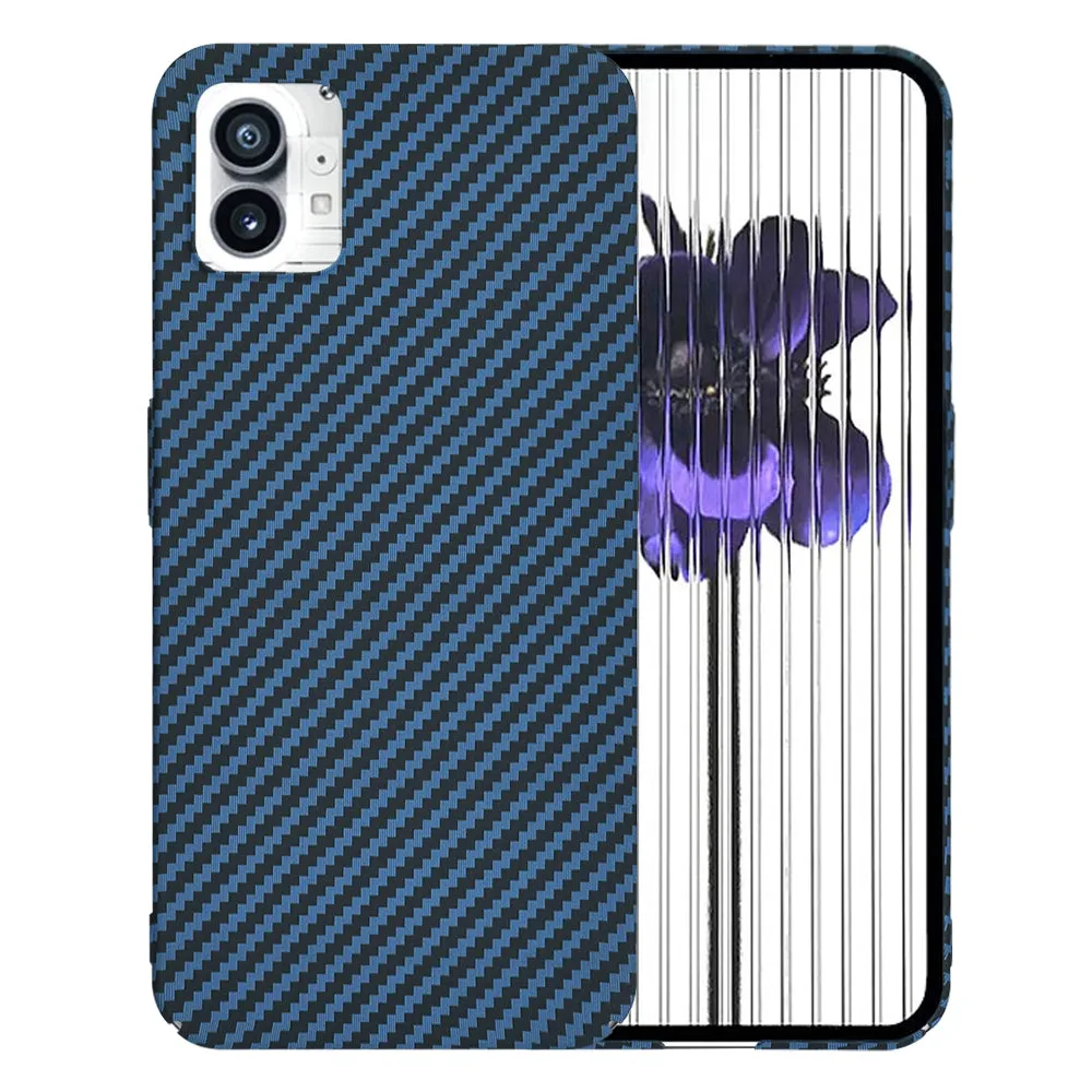 Custodia per Nothing Phone (1), Techsuit, Carbonite FiberShell, Turchese - immagine 1