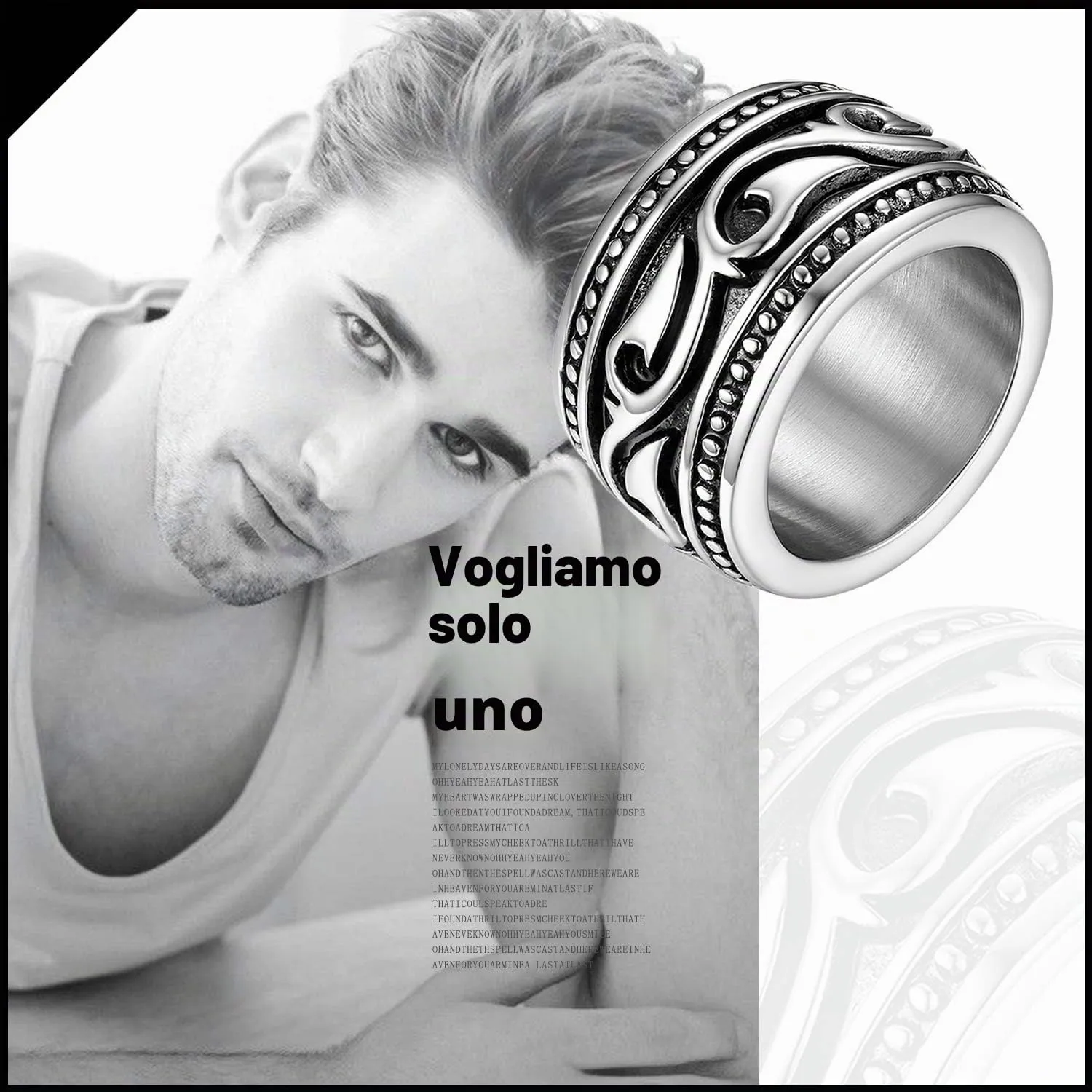 OIDEA Anello Celtico Irlandese das Uomo Donna - immagine 3