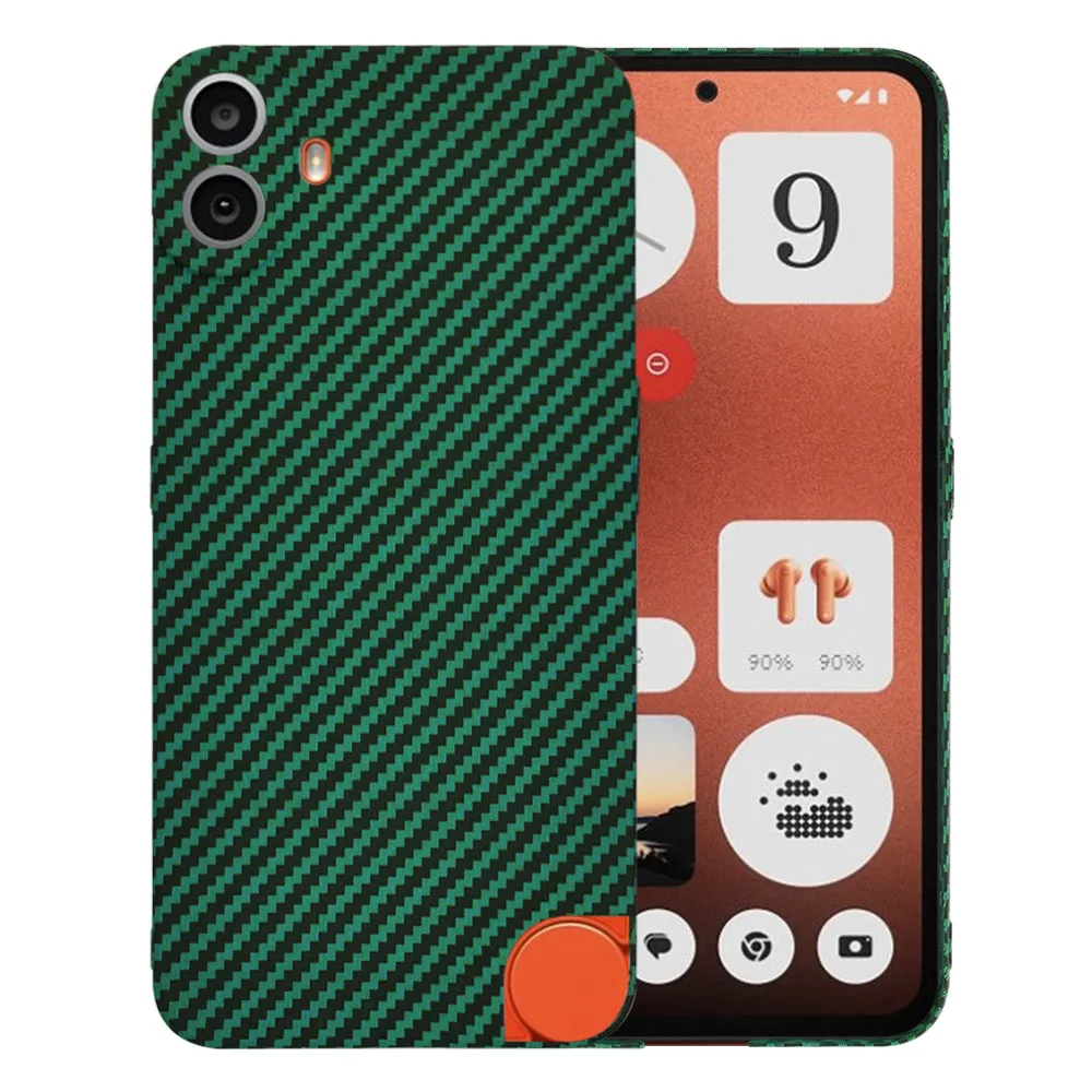 Custodia per Nothing CMF Phone 1, Techsuit, Carbonite FiberShell, Verde - immagine 1