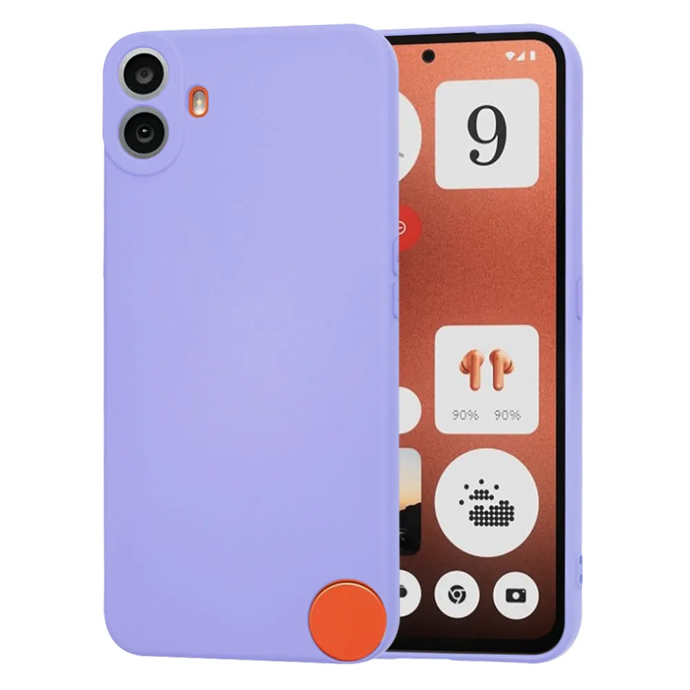 Custodia per Nothing CMF Phone 1, Techsuit, SoftFlex, Viola Chiaro - immagine 1