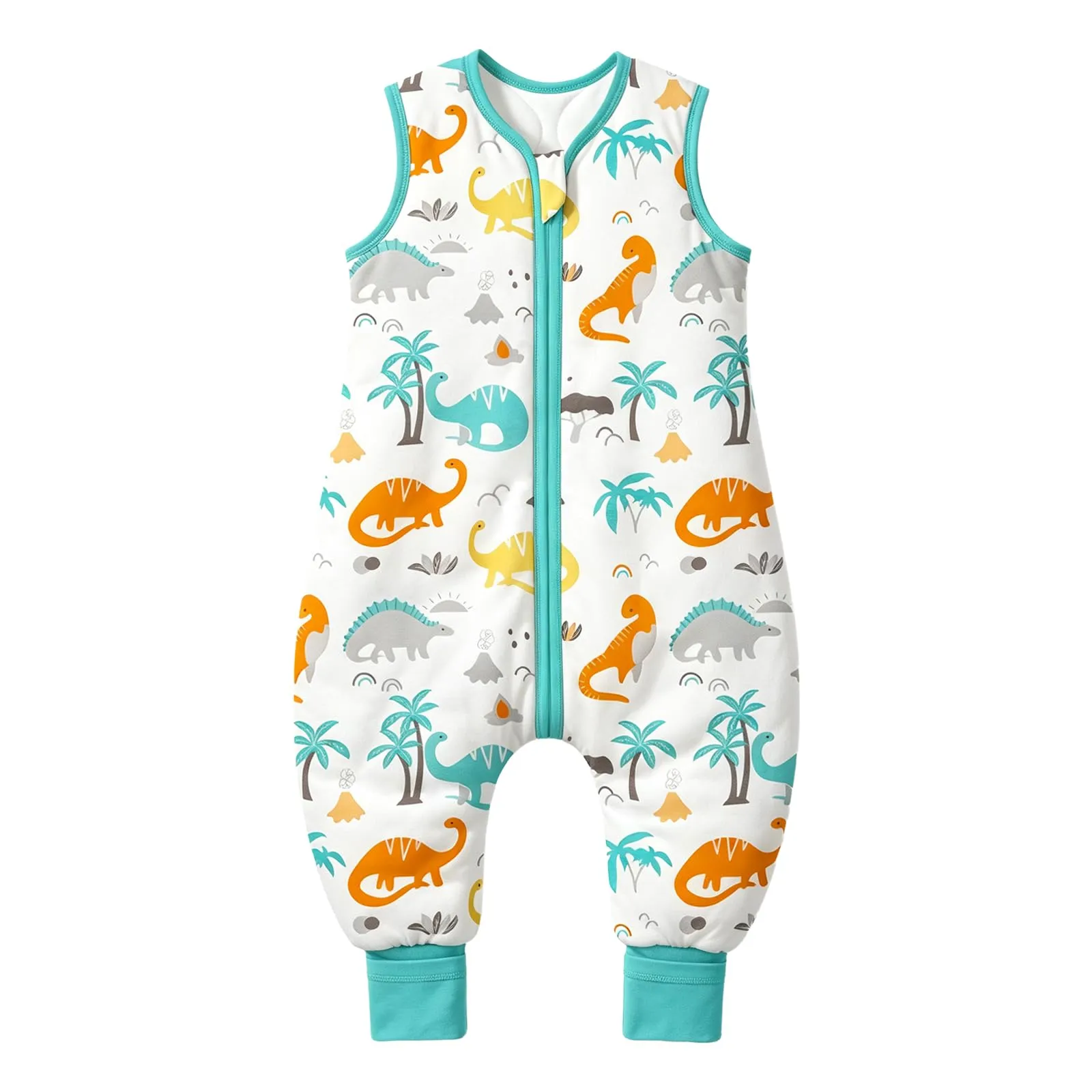 Mosebears Sacco Nanna con Piedini Invernale 2,5 Tog 6-18 Mesi Tutto l'anno Sacco Nanna in Cotone Traspirante per Neonati e Bambini - immagine 1