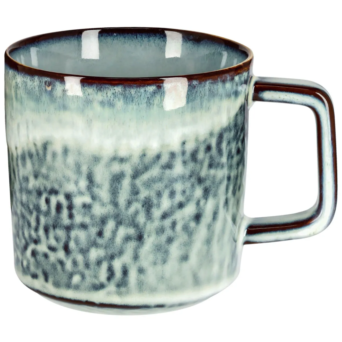6x PULSIVA Tazza mug Raja; 360 ml, 8.5x9 cm (ØxH); blu; 6 pz. / Pacco - immagine 1