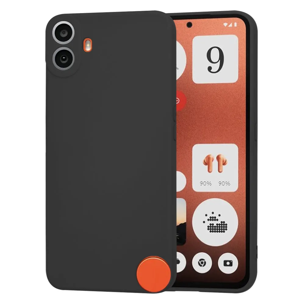 Custodia per Nothing CMF Phone 1, Techsuit, SoftFlex, Nera - immagine 1