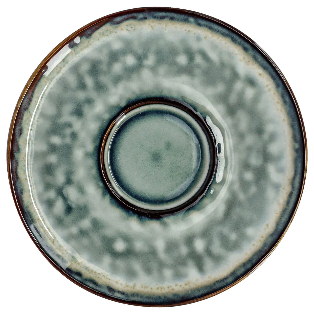 6x PULSIVA Piattino tazza caffè Raja; 12.5 cm (Ø); blu; rotonda; 6 pz. / Pacco - immagine 1
