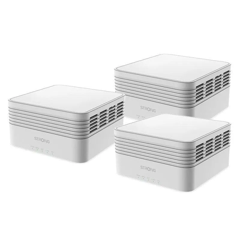 WiFi Mesh Strong 3 Nodi 3000 Mbps 525 m² con Wi-Fi 6 e Easy Mesh - immagine 1