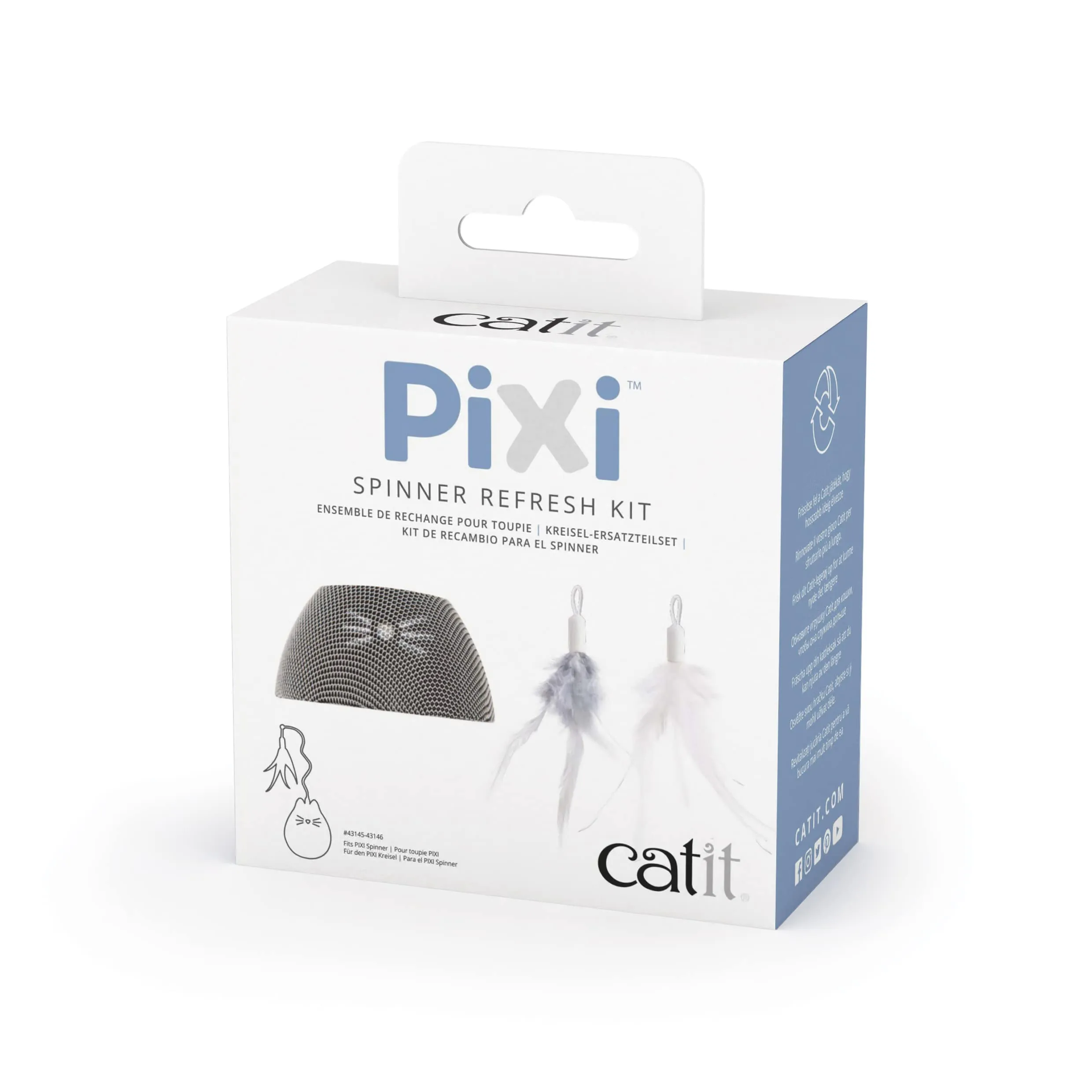 Catit PIXI Giocattolo per Gatto Spinner Kit Ricambio - immagine 1