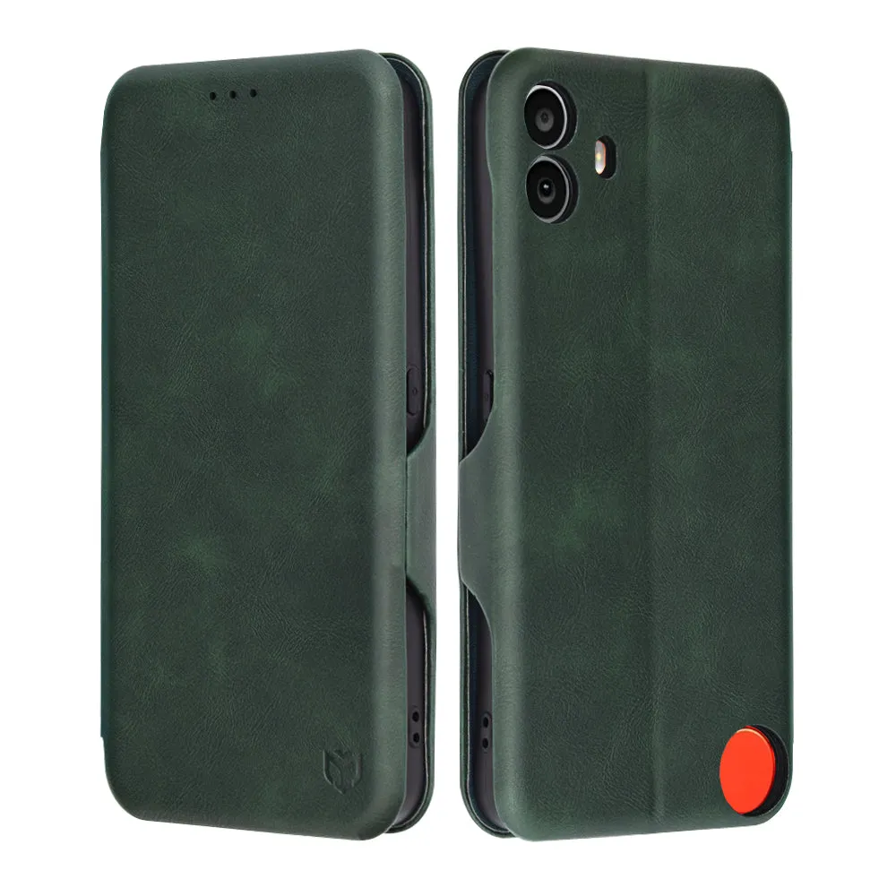 Custodia per Nothing CMF Phone 1, Techsuit, Safe Wallet Plus, Verde - immagine 1