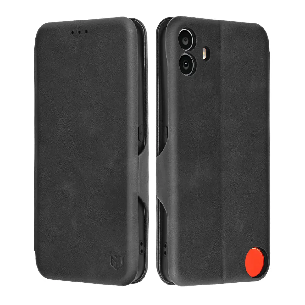 Custodia per Nothing CMF Phone 1, Techsuit, Safe Wallet Plus, Nera - immagine 1
