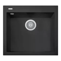 Lavello 1 vasca (56x50,5cm) CUBE Nero Matt Opaco ON561026 - immagine 1