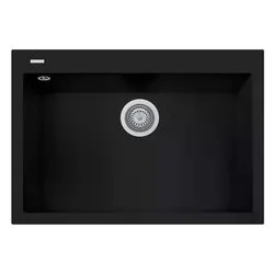 Lavello 1 vasca (76x50,5cm) CUBE Deep Black Opaco ON7610N6 - immagine 1