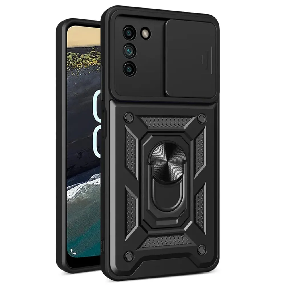 Custodia per Nokia G21 / G11, Techsuit, CamShield, Nera - immagine 1