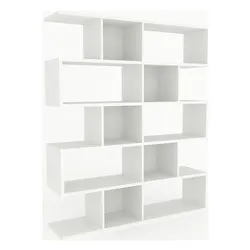 DOUBLE Db325k Libreria Bianco neve (150 x 180 h cm) Mobile KIT - immagine 1