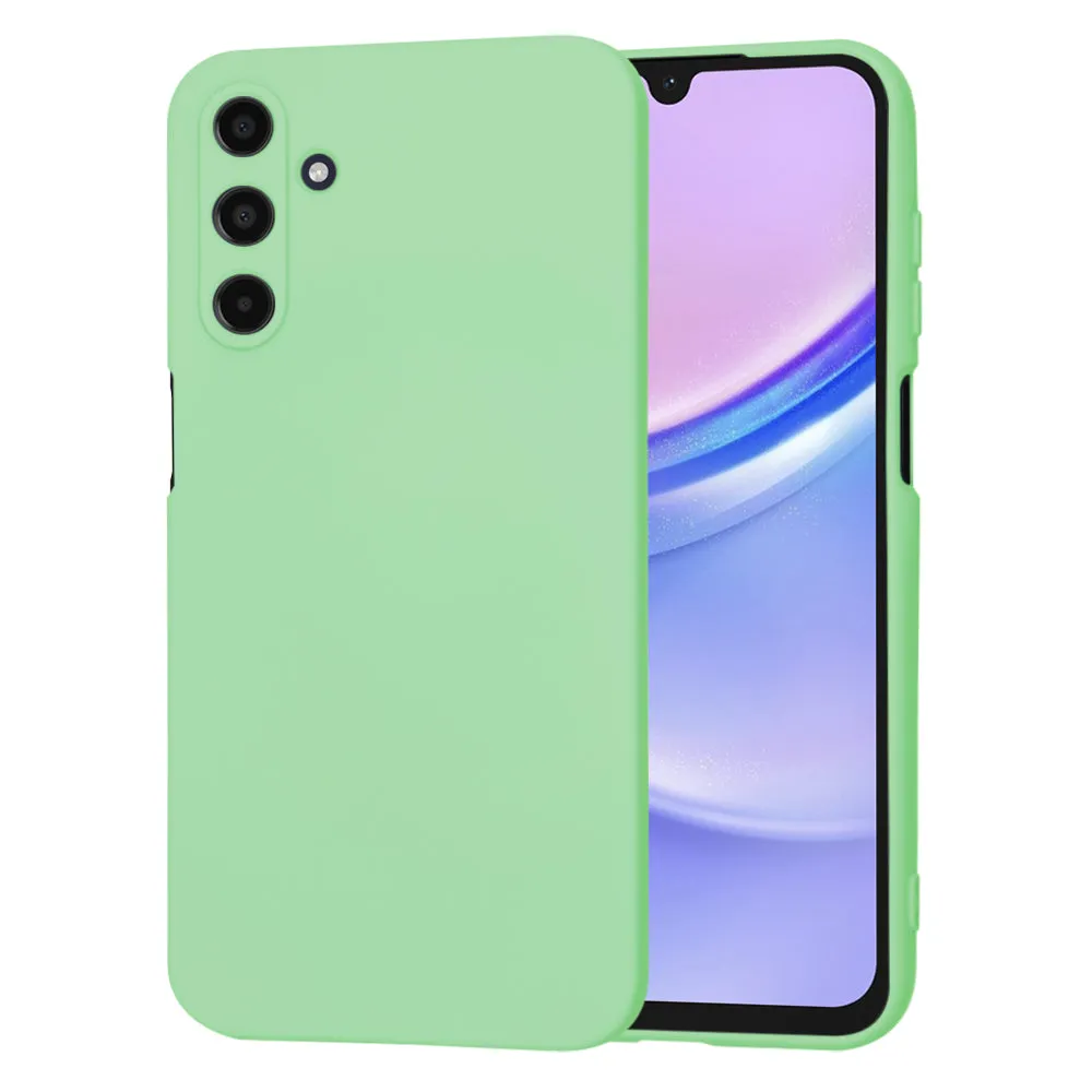 Custodia per Samsung Galaxy A15 5G A156 / A15 A155, Techsuit, SoftFlex, Verde Chiaro - immagine 1