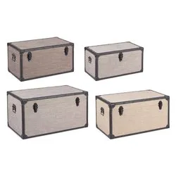 RILEY Set bauli Grigio, Marrone e Beige - immagine 1