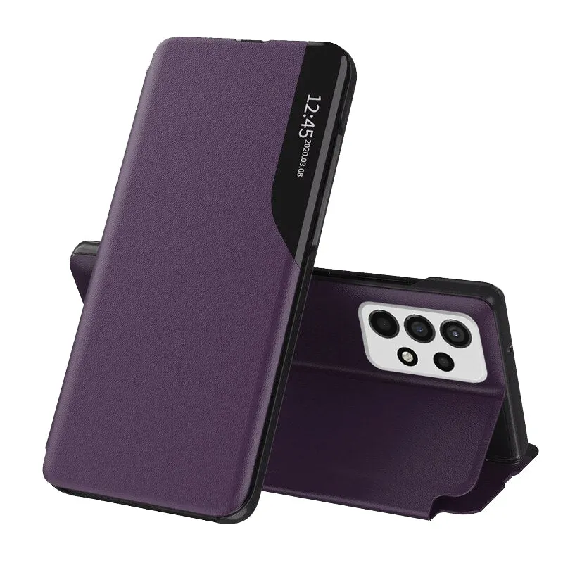 Custodia per Samsung Galaxy A13 A135, Techsuit, eFold, Viola - immagine 1