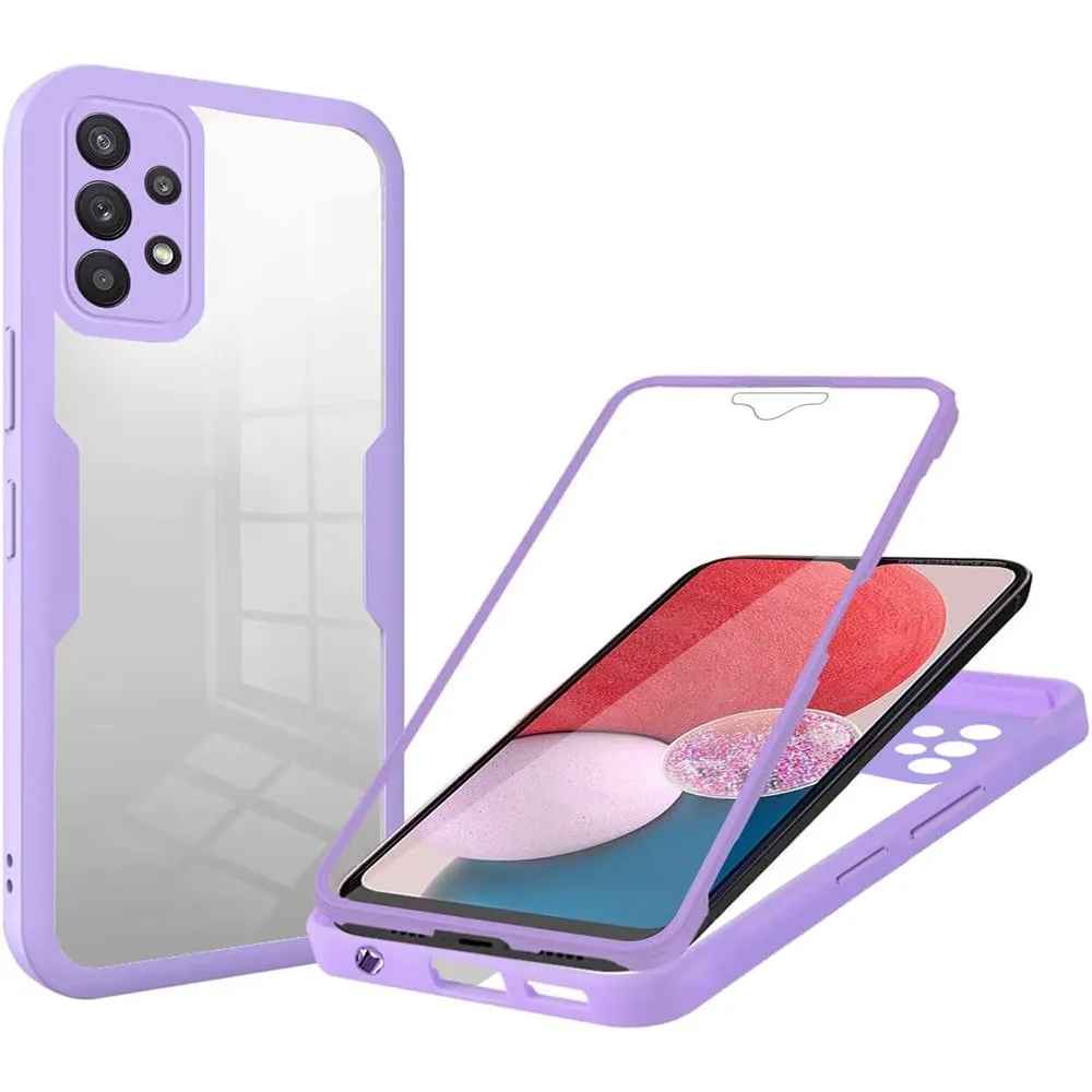 Custodia per Samsung Galaxy A13 A135, Techsuit, ColorVerse 360, Viola - immagine 1