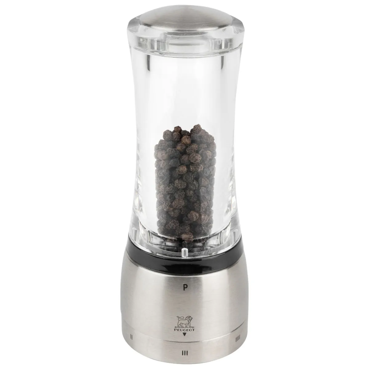 Peugeot Macinapepe Daman; 16 cm (H); argento/trasparente - immagine 1
