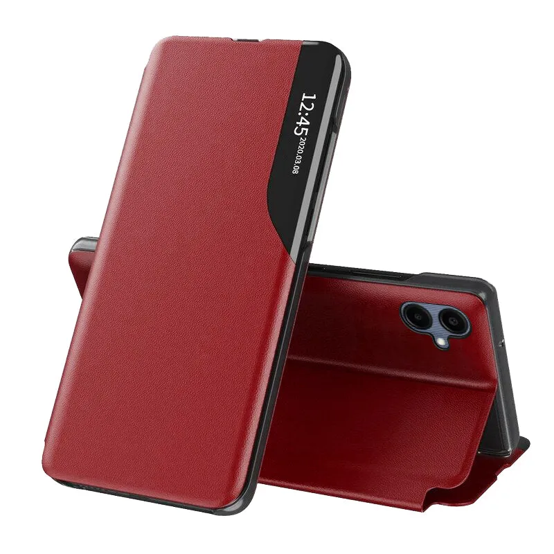 Custodia per Samsung Galaxy A06 A065, Techsuit, eFold, Rossa - immagine 1