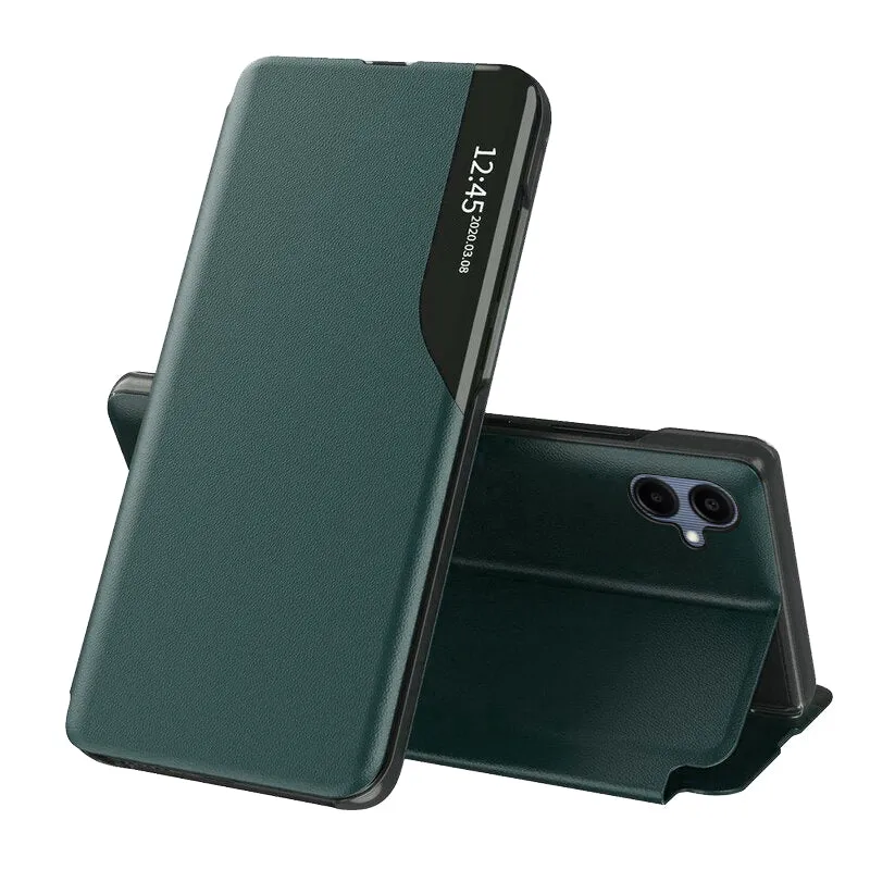 Custodia per Samsung Galaxy A06 A065, Techsuit, eFold, Verde - immagine 1