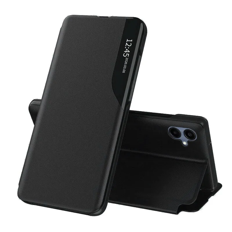 Custodia per Samsung Galaxy A06 A065, Techsuit, eFold, Nera - immagine 1