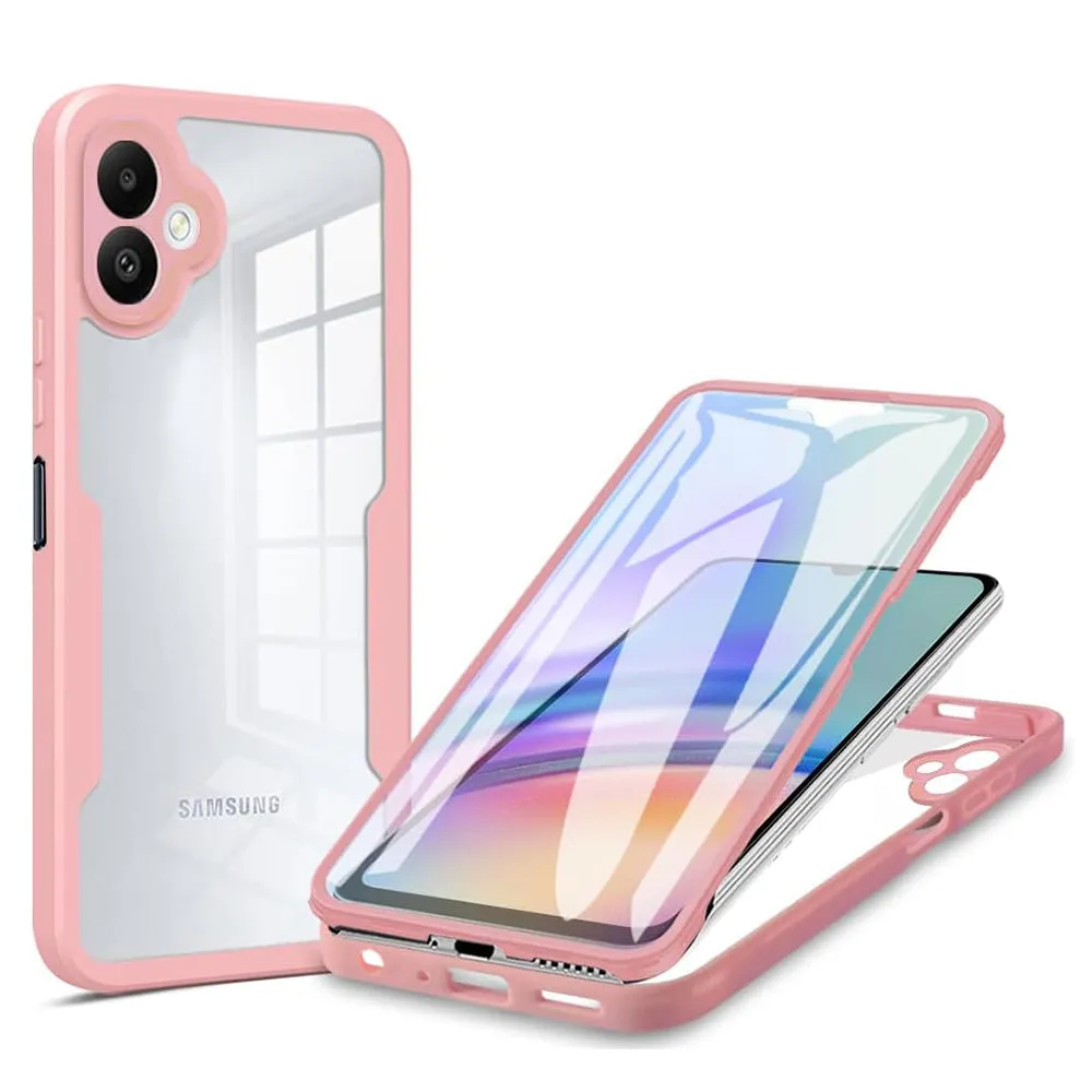 Custodia per Samsung Galaxy A06 A065, Techsuit, ColorVerse 360, Rosa - immagine 1