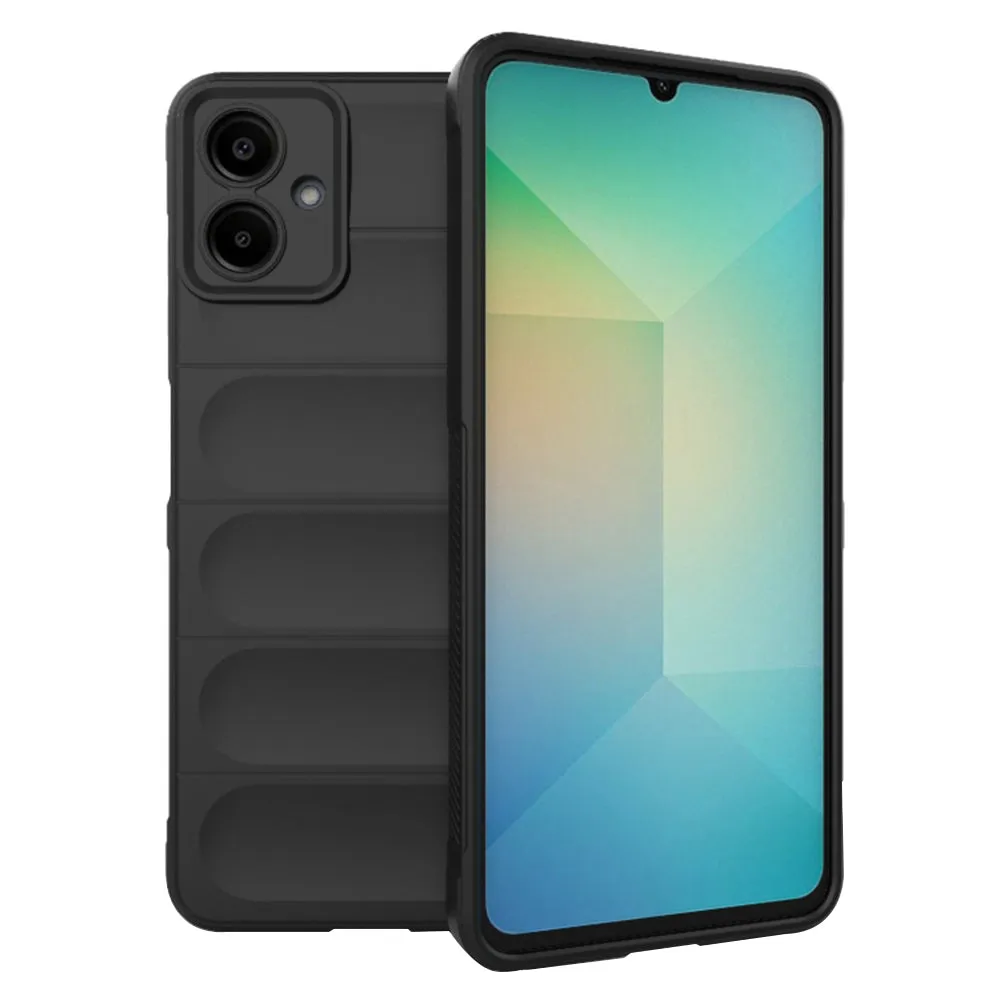 Custodia per Samsung Galaxy A06 A065, Techsuit, Magic Shield, Nera - immagine 1