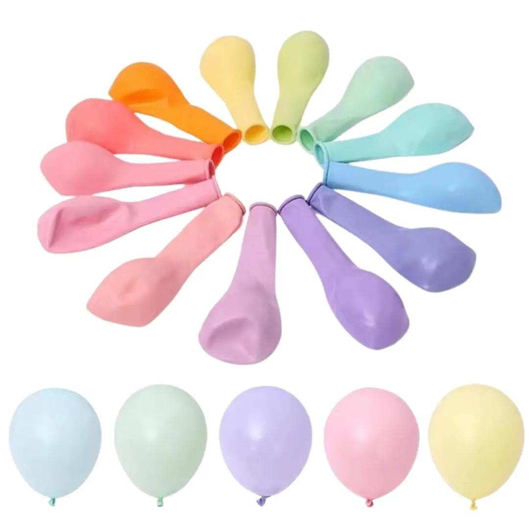 50 Palloncini Multicolore Pastello • 30 Cm • Colori Opachi • Qualità Premium • Lattice Naturale Biodegradabili Ecologici • Gonfiabili Aria Elio Acqua • Baby Shower Feste Compleanno Laurea Arco Macaron - immagine 4