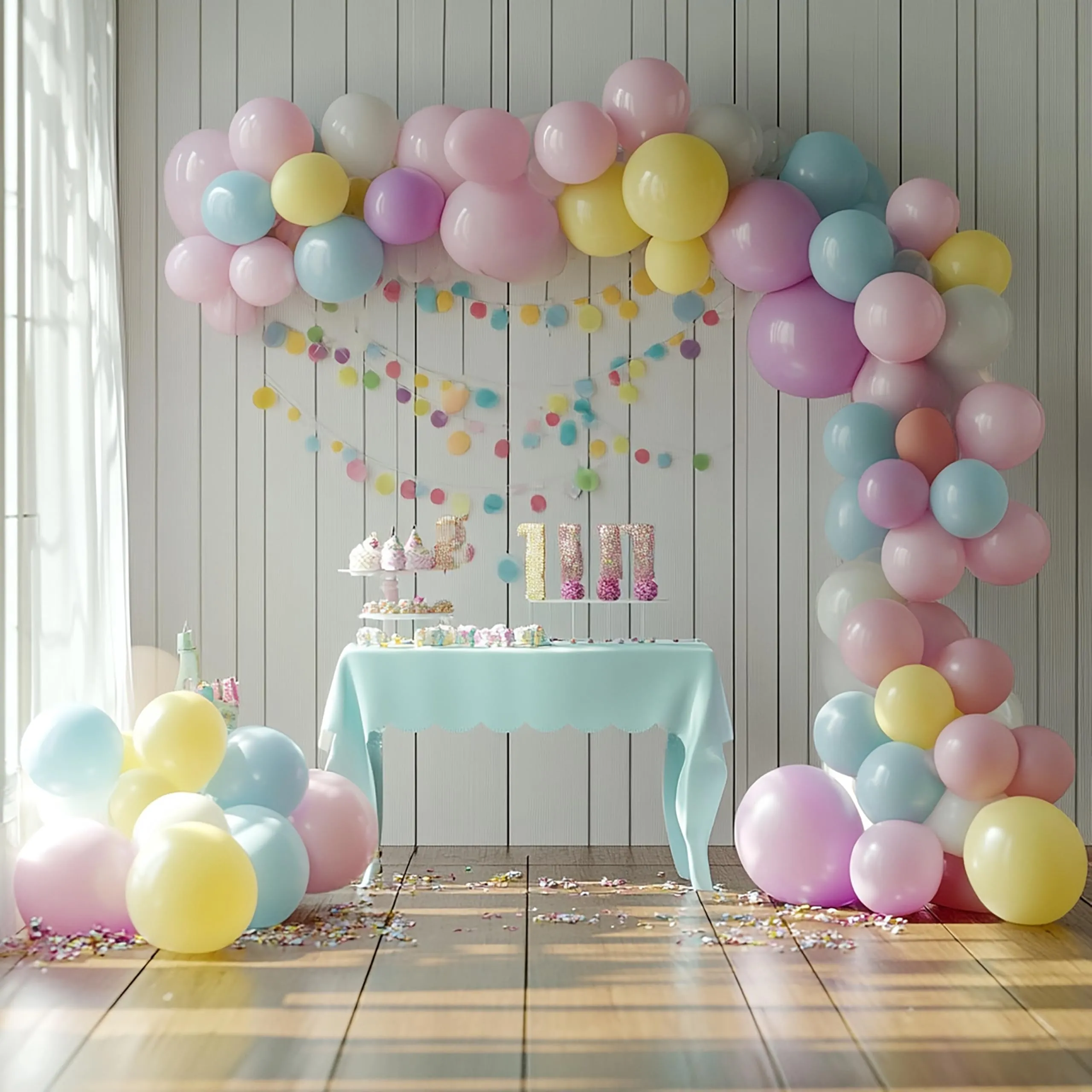 50 Palloncini Multicolore Pastello • 30 Cm • Colori Opachi • Qualità Premium • Lattice Naturale Biodegradabili Ecologici • Gonfiabili Aria Elio Acqua • Baby Shower Feste Compleanno Laurea Arco Macaron - immagine 7