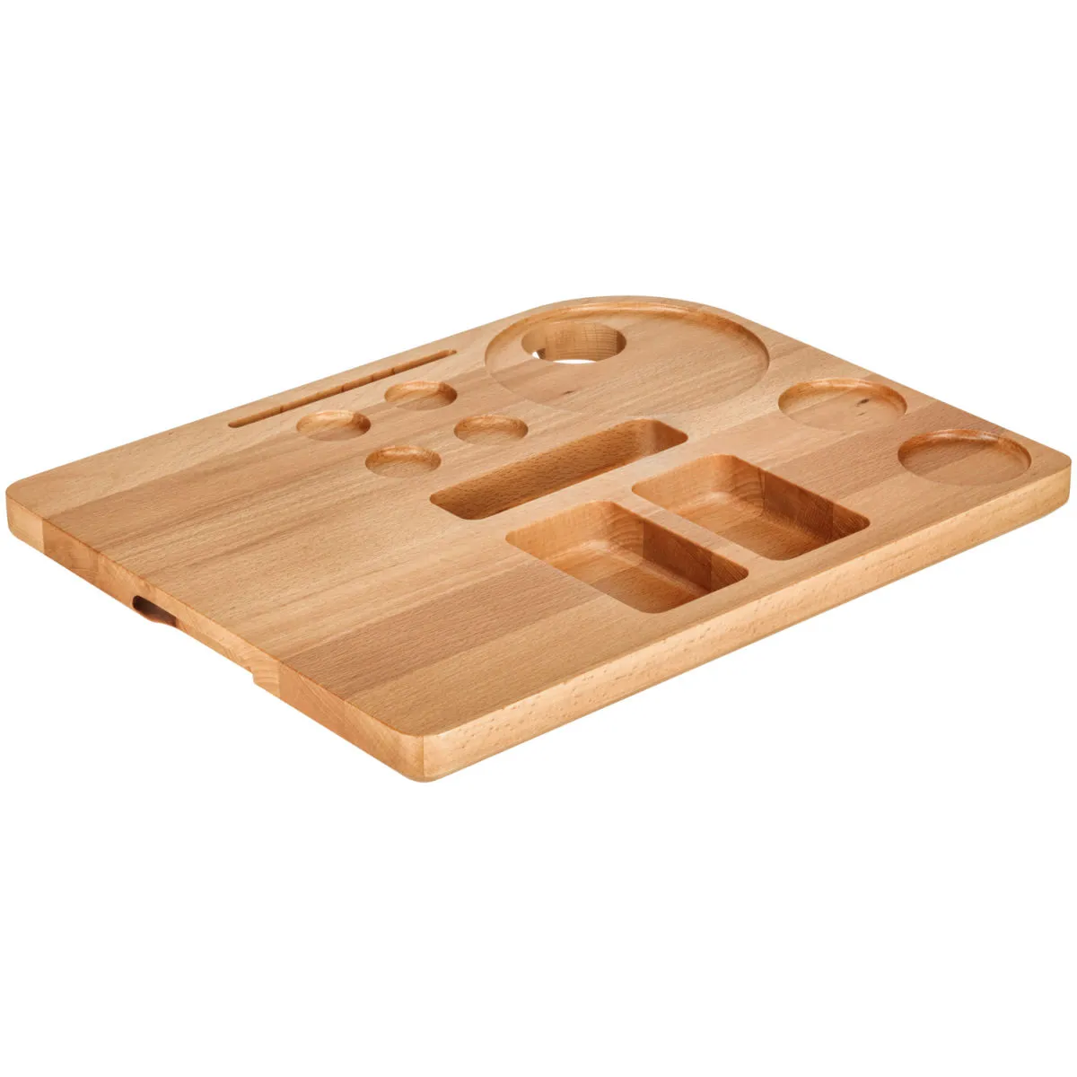 PULSIVA Vassoio bollitore hotel Savo II; 45x35x3.3 cm (LxLxH); faggio naturale; rettangolare - immagine 1