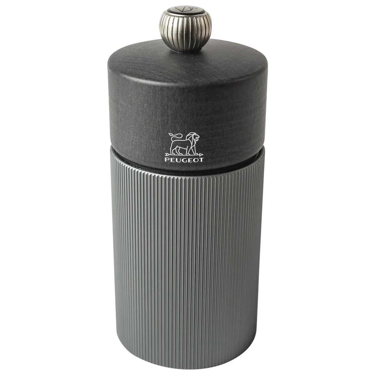 6x Peugeot Macinapepe Line; 12 cm (H); grigio/nero; 6 pz. / Pacco - immagine 1