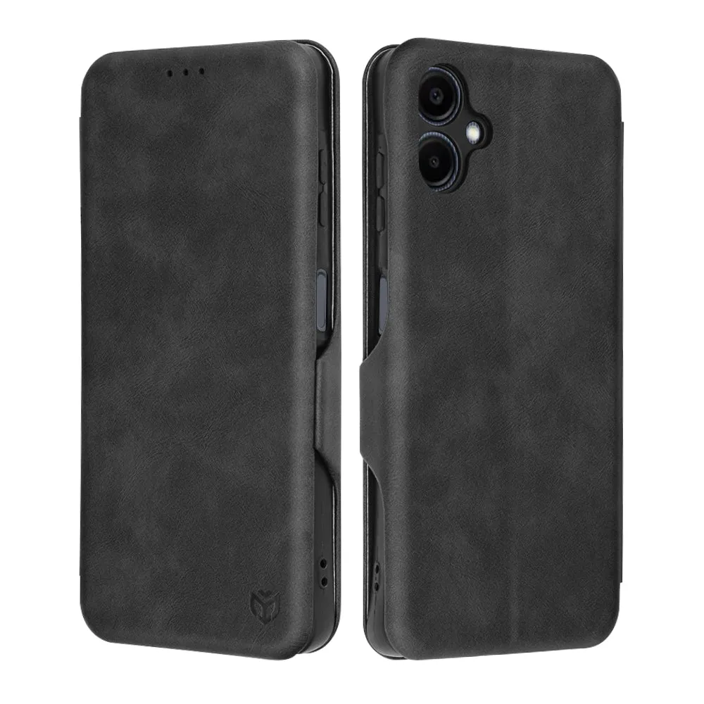 Custodia per Samsung Galaxy A06 A065, Techsuit, Safe Wallet Plus, Nera - immagine 1