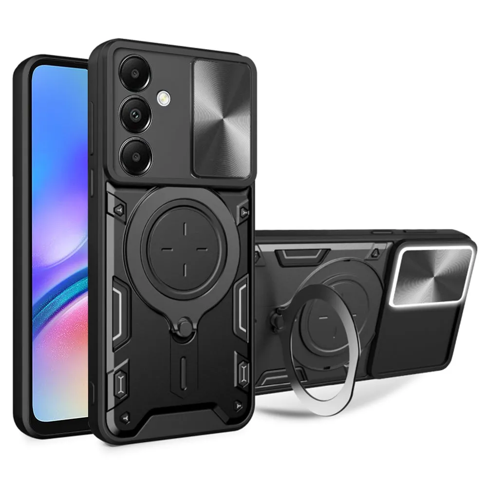 Custodia per Samsung Galaxy A05s A057, Techsuit, CamGuard Pro, Nera - immagine 1