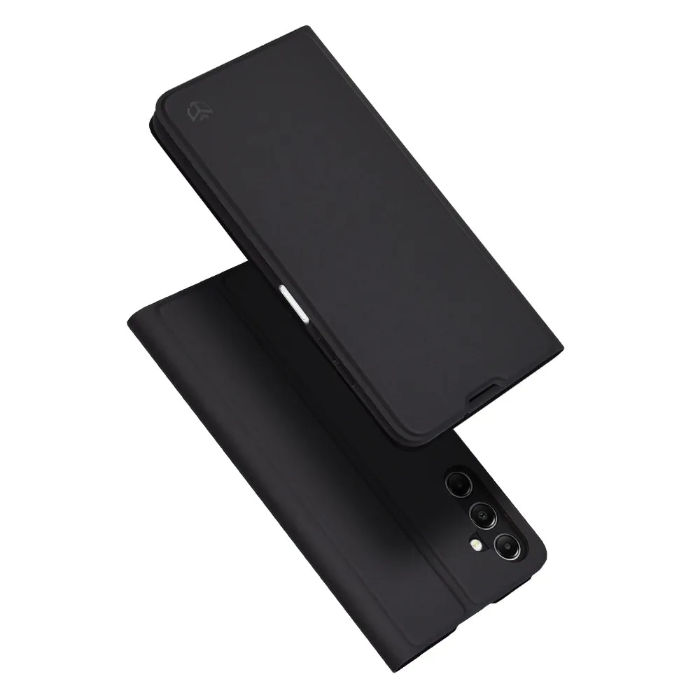 Custodia per Samsung Galaxy A05s A057, Techsuit, Magskin Book, Nera - immagine 1