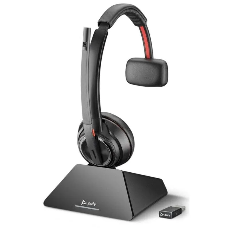 POLY Savi 8210 UC Auricolare Wireless Portatile Ufficio Bluetooth Nero - immagine 1